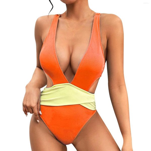 Bikini sexy de maillots de bain pour femmes couleurs de bikini sexy avec un soutien-gorge sans acier de support de maillot de bain d'été