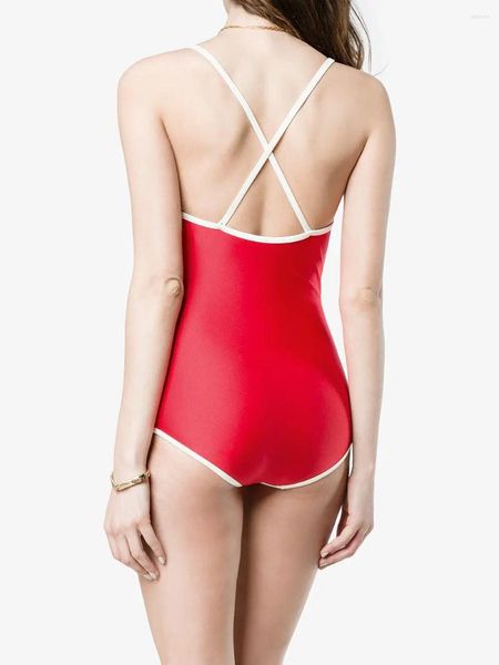 Swimwwear féminin MAISSE UNE-MOIE SURVER LA TRAPROFFICATION TRAPRATEUR TRINGLOLE Triangle anti-chlore Covers Belly et vous rend mince