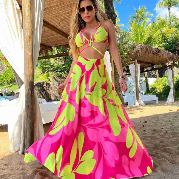 Traje de baño para mujer Traje de baño de un hombro Cintura alta Bikinis Y2K Color amarillo Traje de baño separado Trajes de baño Traje de baño Ropa de playa de verano YQ231214