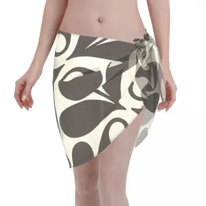 Maillots de bain pour femmes Orla Kiely Beach Bikini Cover Up Wrap Mousseline Pareo Foulard Sarong Robe Simplicité Ups Jupe Maillot De Bain