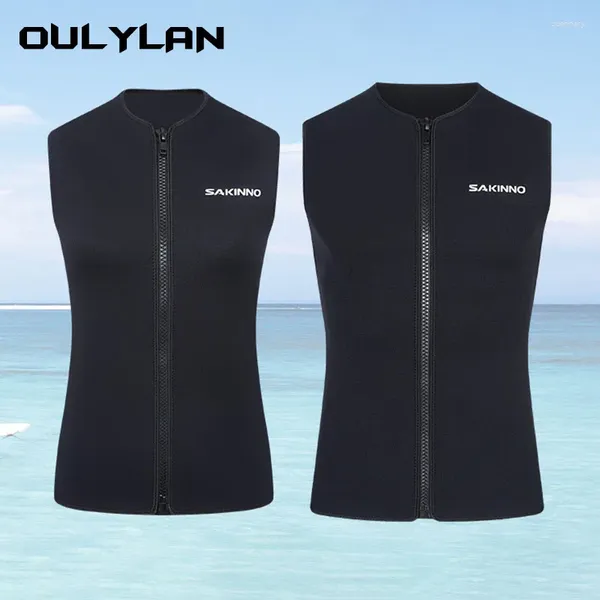 Trajes de baño para mujeres ouylan tibia tapa para hombres para agua fría 3 mm Neopreno