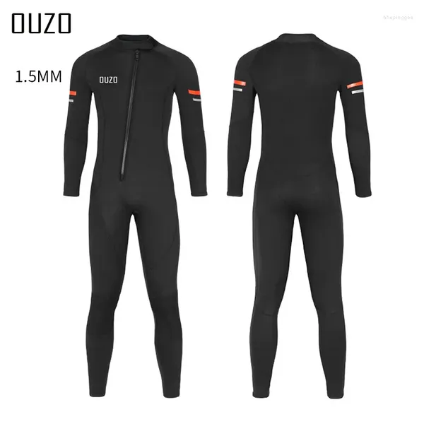 Sweetwear féminin ouzo-1-pièce Cuit de wets pour hommes de maillot de maillot de méduse hiver 1,5 mm