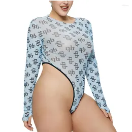 Swimwear pour femmes Plus taille modeste bikini transparent à manches longues à manches longues à manches longues de maillot de bain en bassin de maillot de bain Bott Bott