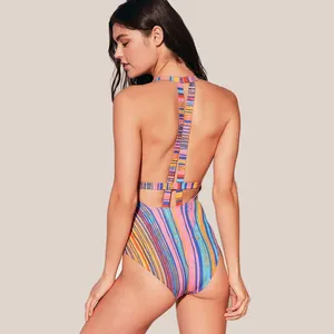 Swimwear féminin Powerpai Sexy Monokini Bikini Set 2024 Shorts string Femmes Strangement de maillot de bain Tanga Bathing May Plavky