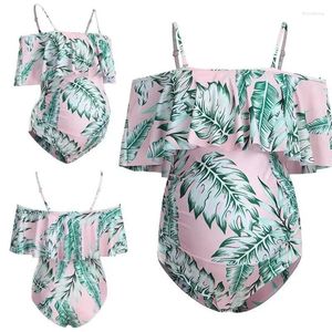 Swimons de maillots de bain pour femmes enceintes de maillot de bain une pièce maternité sexy plus taille de grossesse féminine