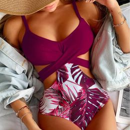 Swimwwear Women Imprimer One Piece Femme Swimsuit 2024 Push Up Sexy BodySity Monokini Summer Beach Wear Suite de bain Mujer Femme