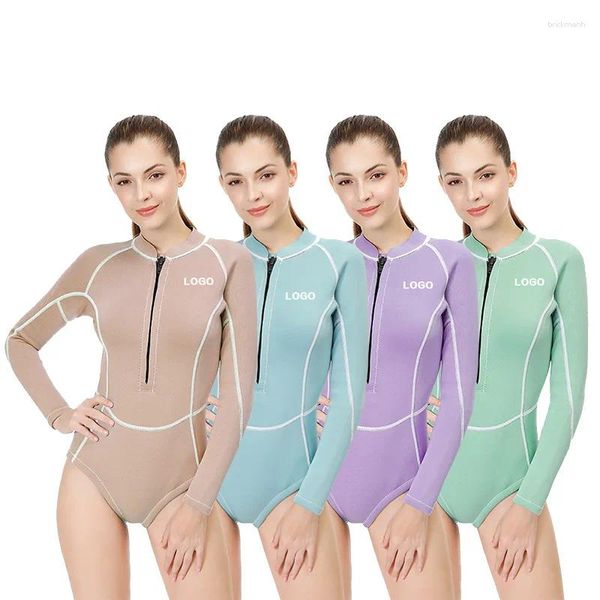 Maillots de bain pour femmes Combinaison de plongée professionnelle Résistant au froid Pantalon chaud Split Dames épaisse Wading Natation Surf Combinaison