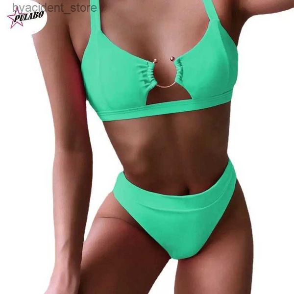 Traje de baño para mujer PULABO S-XL traje de baño sexy mujer bikini micro cintura alta serpiente estampado leopardo traje de baño para baño traje de baño femenino verano L240308