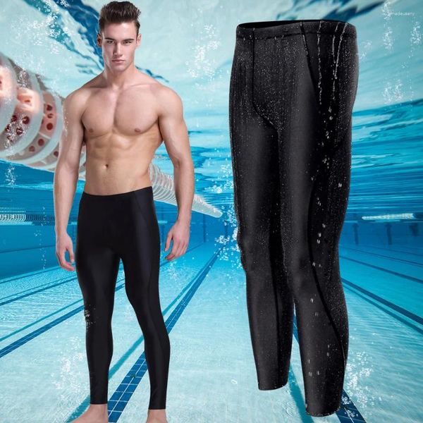 Swimwear pour femmes Competition de séchage rapide Pantalon de natation Men de plongée Signification pantalon de maillots de bain imperméables.