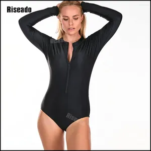 Swimwwear pour femmes Riseado One Piece Rashguard MAINEMENT CHAPPOSIER CHAPPORT DE NATUIR SORTIE LONNE LONGES (UPF 50)