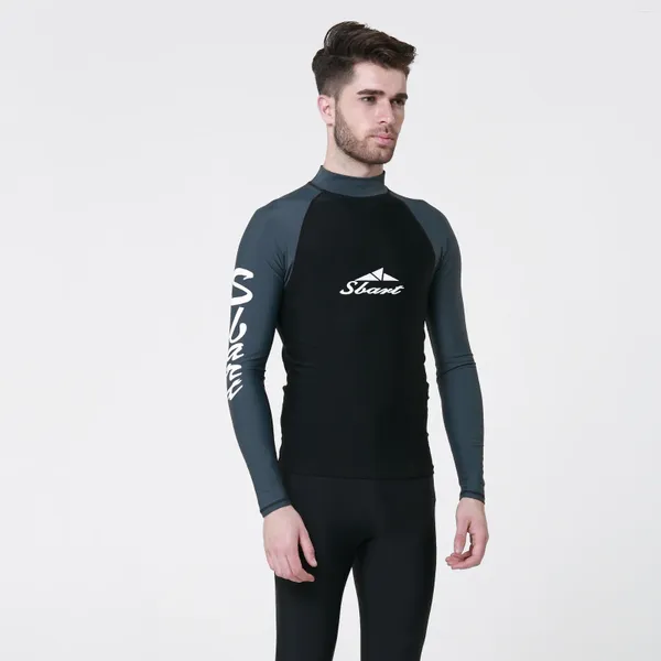 Swimwear féminin Sbart Adult Men's Men à manches longues Plongée à manches longues Strapofroping Female Split Split Surfing