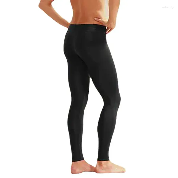 Maillots de bain pour femmes SBART-Pantalons de yoga pour hommes Pantalon de protection contre les éruptions cutanées Leggings noirs Serré Plongée Gym Fitness Plus Taille