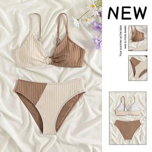 Dames Zwemkleding Sexy Bikini's Hoge taille 8-15 jaar oud meisje Badpak 2024 Strandkleding Braziliaans Zomer Meisjes 2-delige set Strandzwempak