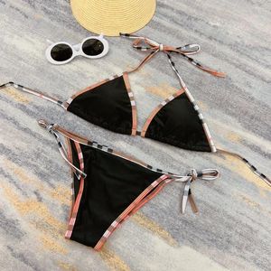 Maillots de bain pour femmes Sexy Mode Bikini Solide Couleur Maillot de bain Summer Femmes Top Two Piece Beachwear Set