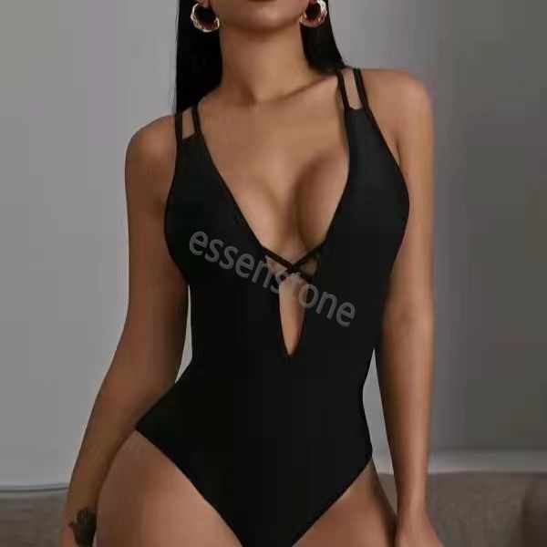 Maillots de bain pour femmes sexy une pièce Triangle maillot de bain dame soutien-gorge rembourré une pièce mode fleur Bikini vente en gros