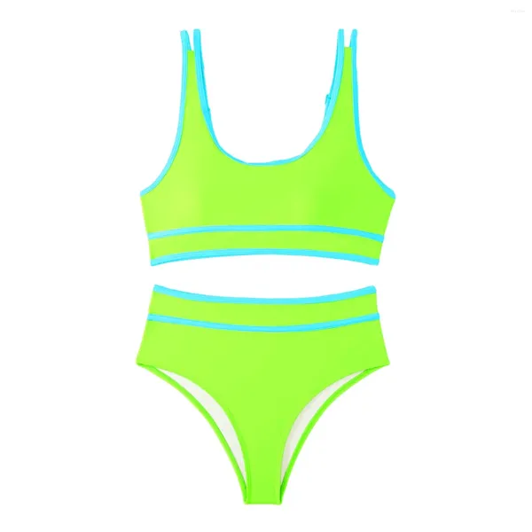 Swimwear pour femmes Sexy Plus taille confortable Fashion Split Beach Seaside avec soutien-soutien