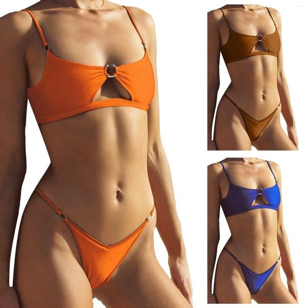 Maillots de bain pour femmes Maillot de bain sexy à bretelles Bikini Deux pièces Short de bain pour femmes 4x Maillots de bain Conseil et haut