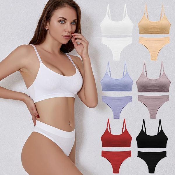 Maillots de bain pour femmes Sexy String Taille Basse Bikinis Femmes Push Up Maillots De Bain Côtelés Maillots De Bain Haute Coupe Biquini 2023 Summer Beachwear