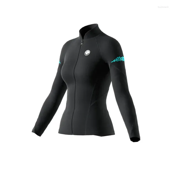 Slinx de trajes de baño para mujeres Venga de neopreno 2 mm Troche de buceo separado Tops and Bossers Warm Jellyfish Chaqueta Surf Clira húmeda