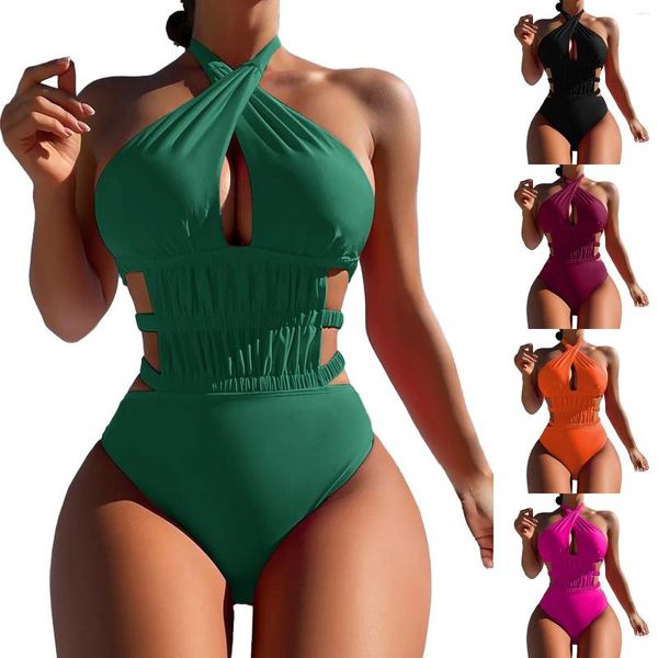 Swimwwear Women Couleur Couleur Countille MAINEMENT SECTUNE SEXY SEXH