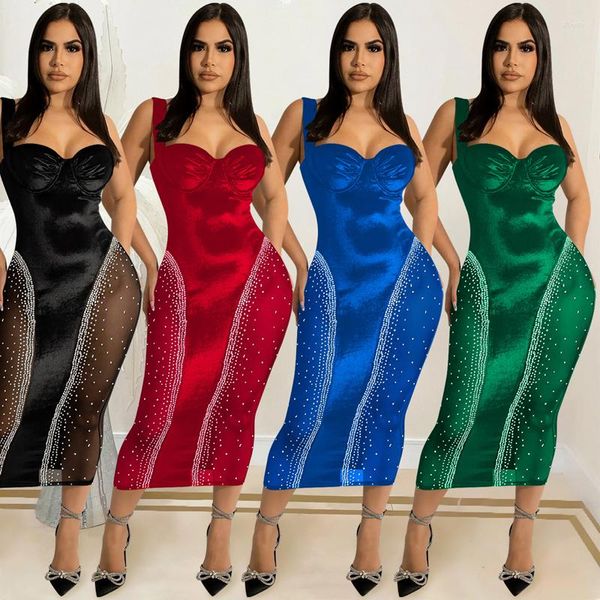 Maillots de bain pour femmes robe d'été femmes 2023 costume de plage à la mode couleur pure Sexy sans bretelles dos nu serré élastique couvrir solide Spandex porter pour