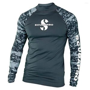 Swimwear para mujeres Summer de manga larga para hombres Camiseta de natación Surfación de surf de natación Traje de oleaje apretado Sol Capa de gimnasio
