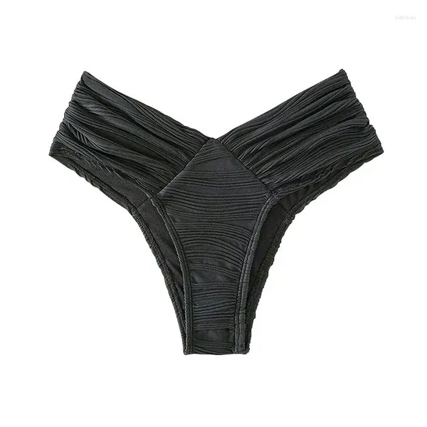 Swimwear féminin Summer Womens Low Taist Couleur solide Lingerie BKINI Set Panties Sexe Swimsuit
