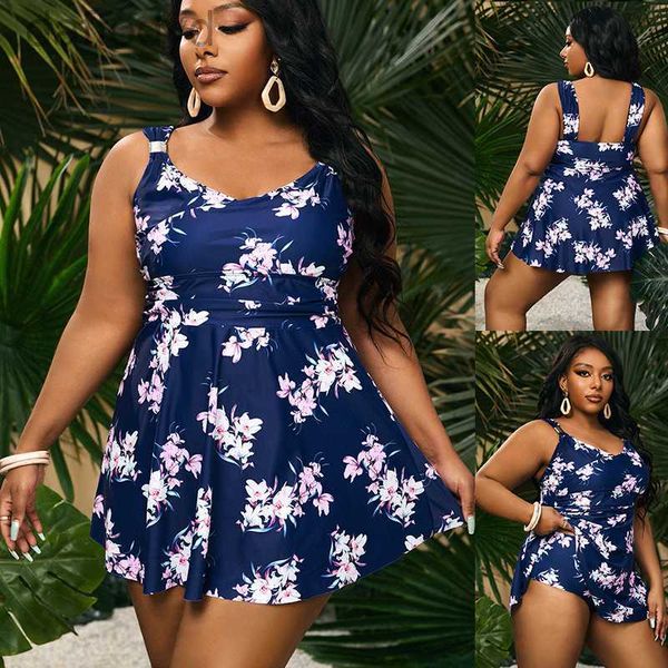 Traje de baño para mujer Ropa de baño Talla grande XL8XL Tankini Traje de baño de dos piezas Traje de baño push up para mujer Traje de baño de talla grande para mujer Ropa de playa estampada Natación 230321 240307