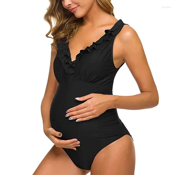 Swim de maillot de bain pour femmes Femme femme enceinte sexy haute taille bikin2024 bikini