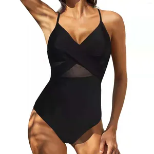 Swimons de maillots de bain pour femmes pour femmes Mesh Sexy Cut Upd Suite Suivi de baignade Push Up Bathing Trots Crochet Bikini