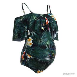 Swimons de maillots de bain pour femmes pour les femmes enceintes nageant porter un morceau de maillot de bain de grossesse Sexe Suise de natation à suspense plus taille de maternité de maternité
