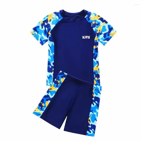 Maillots de bain pour femmes Adolescents Enfants Garçon Maillot de bain Étudiants Filles 2 pièces Ensemble Maillot de bain