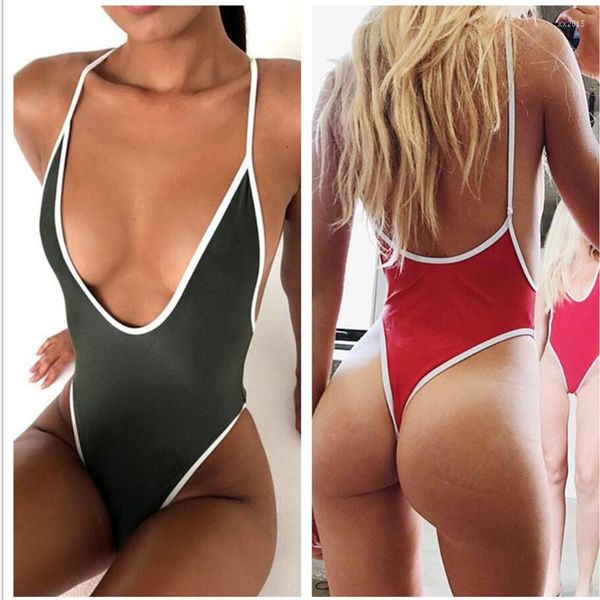 Maillot de bain Femme String Biquinis Femme Maillot de Bain Une Pièce Stroj Kapielowy Micro Trikini Banador Mujer Badpak Dames Bikini Maillot Femme