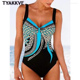 Swimwear féminin Tyakkve Sexy 2024 Talmy Control One Piece Sweet Plus taille de bain Femme Place Wear Monokini 3xl Femme Bikini