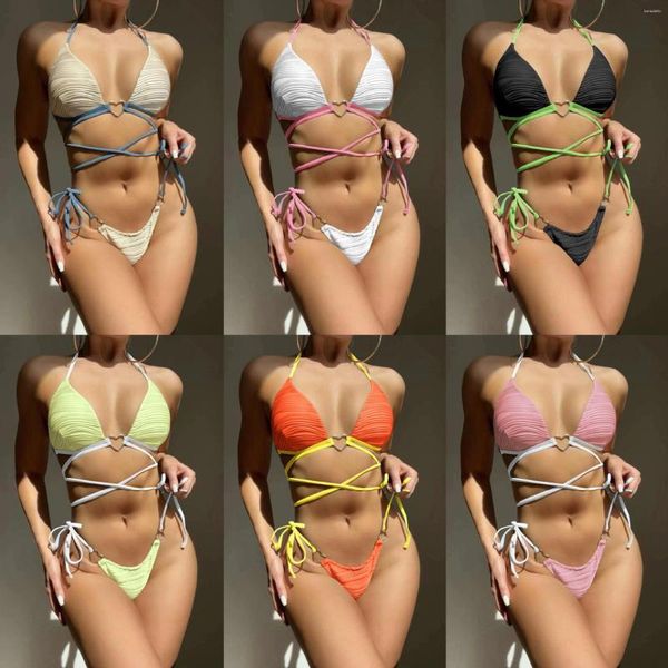 Maillots de bain pour femmes Vintage Mini Micro Bikini 2023 Maillot de bain brésilien Sexy Biquinis Maillot de bain pour femmes Plavky Maillo