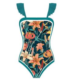 Swimwear pour femmes Vintage Femmes One Piece Sweet Sweet Designer Bathing Costume Robe de plage Cover Up Luxury Surf Wear Beachwear # L3