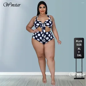 Swimswear pour femmes WMSTAR Plus Bikinis Bikinis ensembles de maillot de bain en gros Femmes Breau de bain à deux pièces et shorts sexy