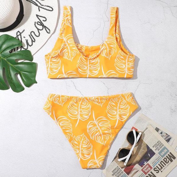 Traje de baño para mujeres traje de baño para mujeres 2023 set de bikinis sexy ropa de salida de playa para mujeres usa dos piezas bikini mujer