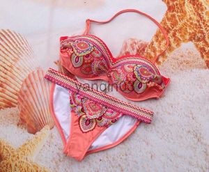 Vrouwen Badmode Vrouwen Bikini 2022 Sexy Padded Top Badpak Bikini Sets Push Up Badmode Vrouwen Braziliaanse Biquini Beachwear Badpak J230603