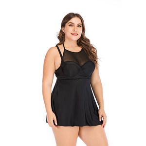 Traje de baño para mujer, Bikini Push Up Tankini, traje de baño con Breif 2021, traje de baño femenino, falda de playa de verano de talla grande 5XL