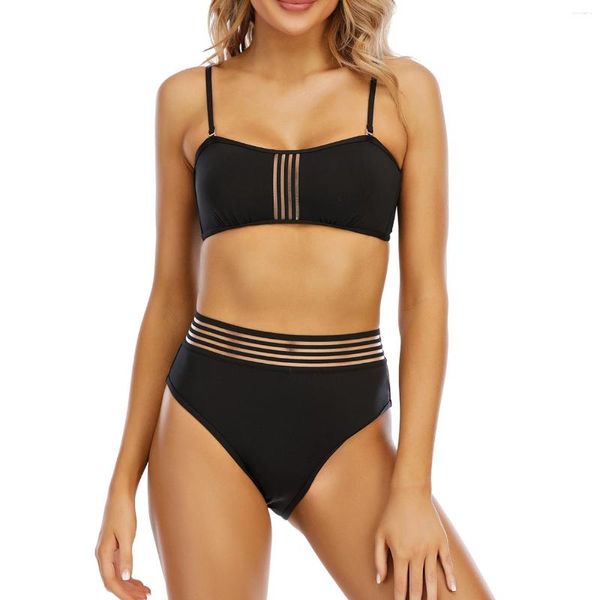 Swimwear pour femmes Bikini Femme Deux pièces sexy push up Bathing mail de maillot de bain plage de plage vêtements femme biquinis tankini monokini