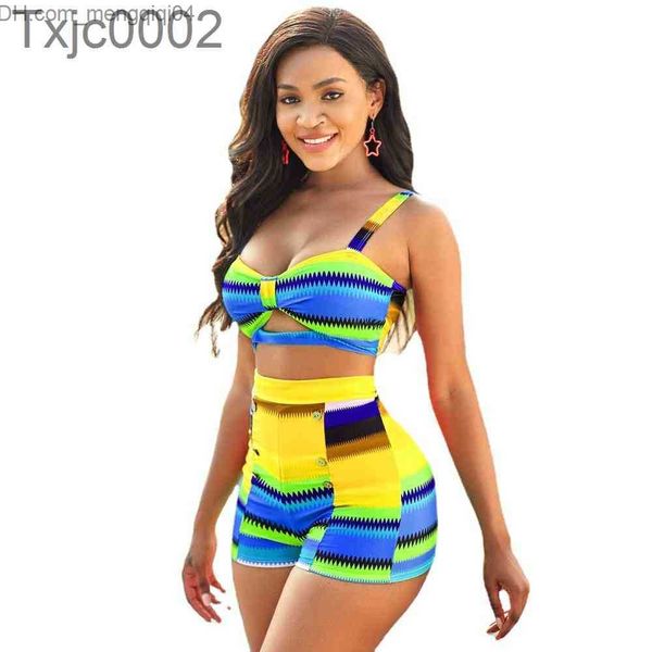 Traje de baño de mujer Traje de baño de diseñador de mujer Sujetador deportivo Pantalones cortos Troncos Chándales de marca de dos piezas Delgado Sexy Ropa de playa de secado rápido Conjunto de bikini Ropa Z230711