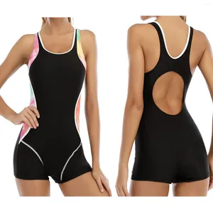 Damesbadmode Dames eendelig badpak Vrouwelijke mouwloze bodysuit Bader Badpak Monokini Zwembad Strand Surfen Zwemmen Jumpsuit