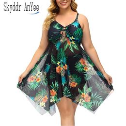 Traje de baño para mujer Traje de baño de talla grande para mujer Conjunto de tankini elegante de dos piezas Vestido de playa de malla con traje de baño Boyshort Trajes de baño para mujer 230630