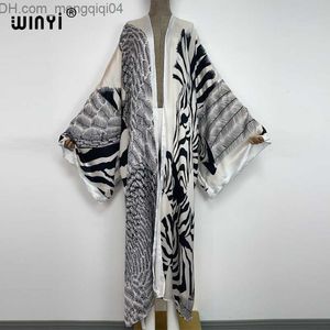 Maillots de bain pour femmes Maillots de bain pour femmes WINYI Summer party Beach Wear Maillot de bain Cover up Afrique femmes boho Cardigan point coloré sexy Vacances à manches longues Kimono Z230704