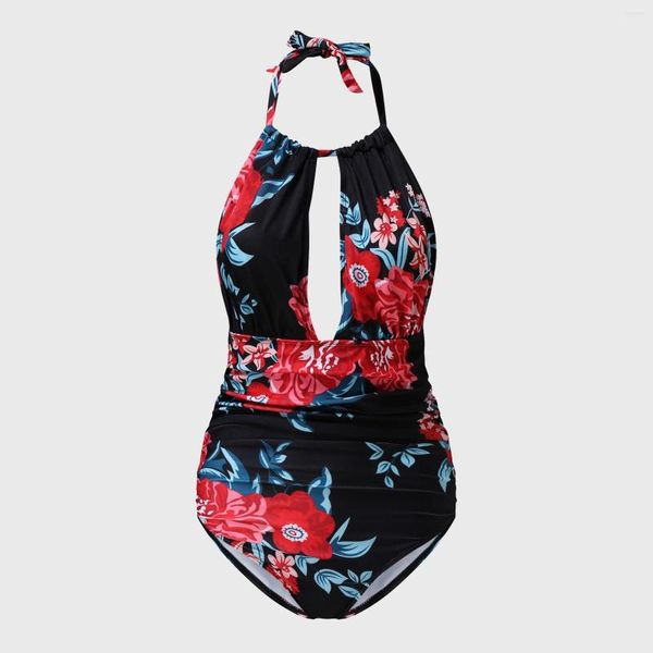 Maillots de bain pour femmes femmes Sexy Bikini maillot de bain entraînement athlétique Sport froncé réservoir contrôle du ventre maillots de bain vêtements de plage