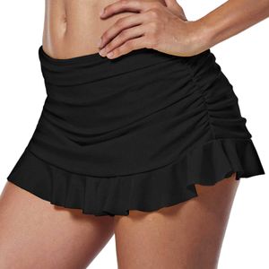 Swimons de maillots pour femmes Trunks de natation de natation des maillots de bain solides nage nageur tankini fond de bikini jupe de natation inférieur