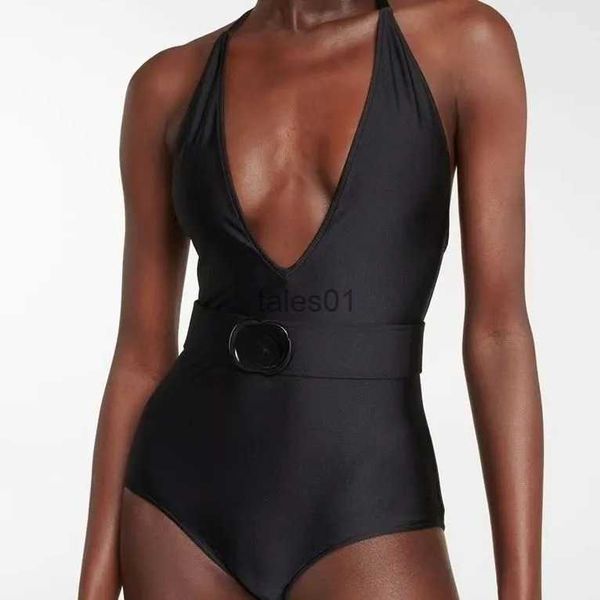 Traje de baño para mujer Traje de baño para mujer Moda Mujer Chicas sexy Bikinis Cinturón Trajes de una pieza Body Swim Diseñador Natación Bañistas 51011 240226