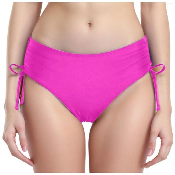 Swimons de maillots pour femmes Femmes serrées Bikini Bottoms Tie côté Attache de baignade réglable High Elastic Multicolore Sexy Swimsuit pour