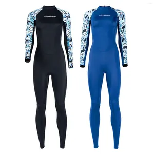 Maillots de bain pour femmes Femmes Combinaison à manches longues Combinaison humide à séchage rapide pour le surf Sports nautiques Plongée